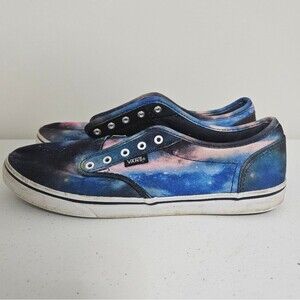 Vans Off The Wall Cosmic Space Sneakers Women's Size 7 Multicolor No Laces GUC